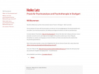 heike-lutz-psychoanalyse.de Webseite Vorschau