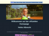 heikealbrecht-tennis.de Webseite Vorschau