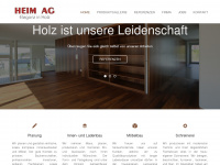heim-holz.ch Webseite Vorschau