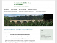 heimat-und-verkehrsverein-shs.de Webseite Vorschau