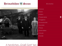 heimatbuehne-seeon.de Webseite Vorschau