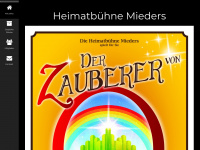 heimatbuehne-mieders.at Webseite Vorschau