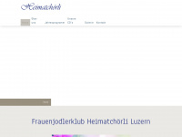 heimatchoerli.ch Webseite Vorschau
