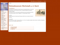 heimatmuseum-hoechstadt.de Webseite Vorschau