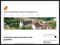heimatverein-kaempfelbach.de Webseite Vorschau