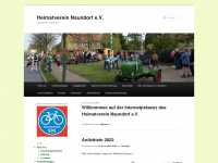 heimatverein-naundorf.de Webseite Vorschau