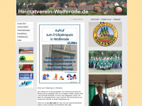 heimatverein-wolferode.de Webseite Vorschau