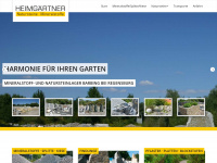heimgaertner-natursteine.de Webseite Vorschau