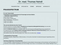 heindl-praxis.de Webseite Vorschau