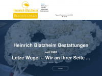 heinrich-blatzheim.de Webseite Vorschau