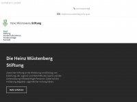 Heinz-wuestenberg-stiftung.de