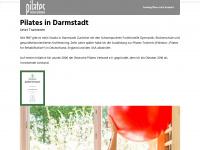 pilates-darmstadt.de Webseite Vorschau
