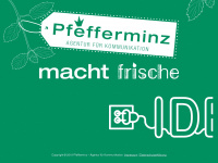 pfefferminz.net Webseite Vorschau