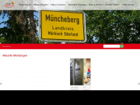 stadt-muencheberg.de Webseite Vorschau