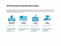 government.hp.com Webseite Vorschau