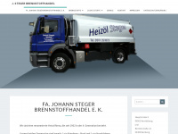 heizoel-steger.de Webseite Vorschau