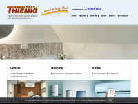 heizung-sanitaer-thiemig.de Webseite Vorschau