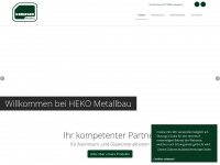 heko-metallbau.de Webseite Vorschau