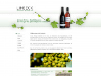 limbeck-wein.at Webseite Vorschau