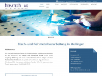 hematech.ch Webseite Vorschau