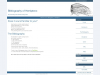 hemiptera.de Webseite Vorschau