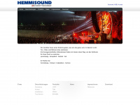 hemmisound.ch Webseite Vorschau