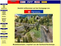 henewiu.ch Webseite Vorschau