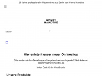 henryhandtke.de Webseite Vorschau