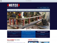 henze-stahltechnik.de Webseite Vorschau