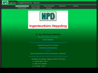 heppding-ingenieure.de Webseite Vorschau