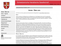 heraldik.ch Webseite Vorschau