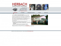 herbach-elektro.de Webseite Vorschau