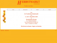 herbstmarkt-frankfurt.de Webseite Vorschau
