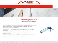 herff-fugentechnik.de Webseite Vorschau