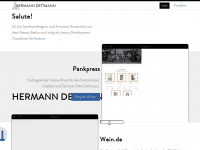 hermanndettmann.de Webseite Vorschau