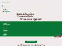 hermannsklause-tux.at Webseite Vorschau