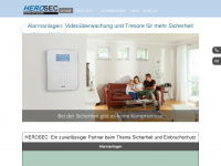 herosec.ch Webseite Vorschau
