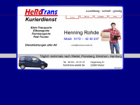 herotrans-wedel.de Webseite Vorschau