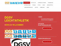 dgs-leichtathletik.de Webseite Vorschau