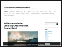 schmalspurbahn.de Webseite Vorschau