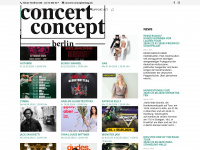 concert-concept.de Webseite Vorschau