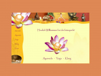 ayurveda-yoga-klang.de Webseite Vorschau