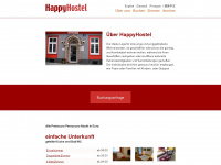 happyhostel.at Webseite Vorschau