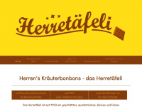 herretaefeli.ch Webseite Vorschau