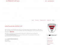 herviscup.at Webseite Vorschau