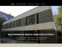 herzog-umbauten.ch Webseite Vorschau