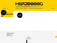 herzoooog.ch Webseite Vorschau
