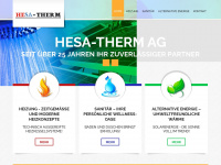 hesatherm.ch Webseite Vorschau