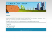 hessen-container.de Webseite Vorschau