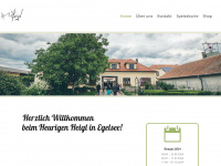 heurigenheigl.at Webseite Vorschau